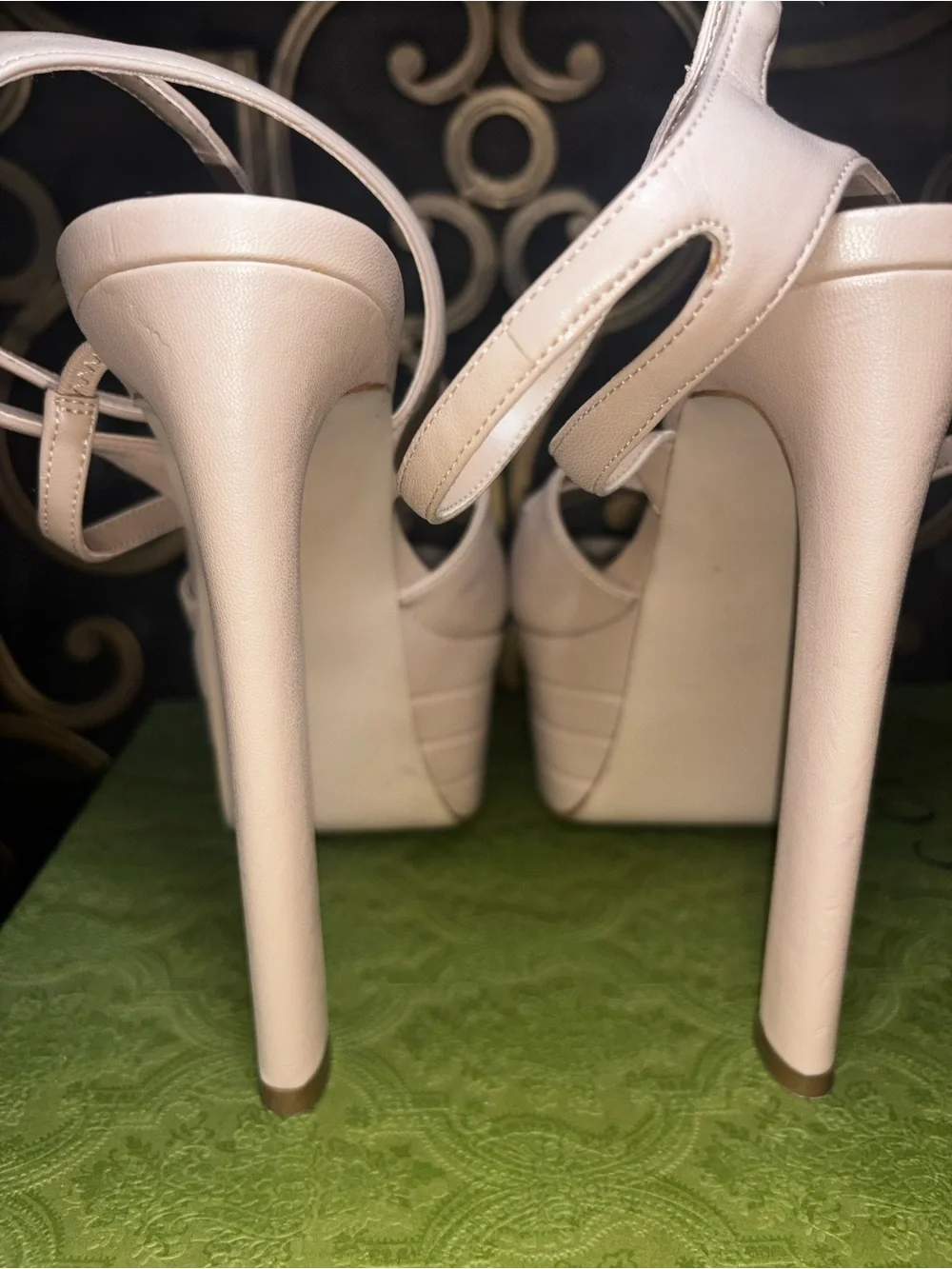 Steve Madden Blush Platform Ankle-Strap Sandals